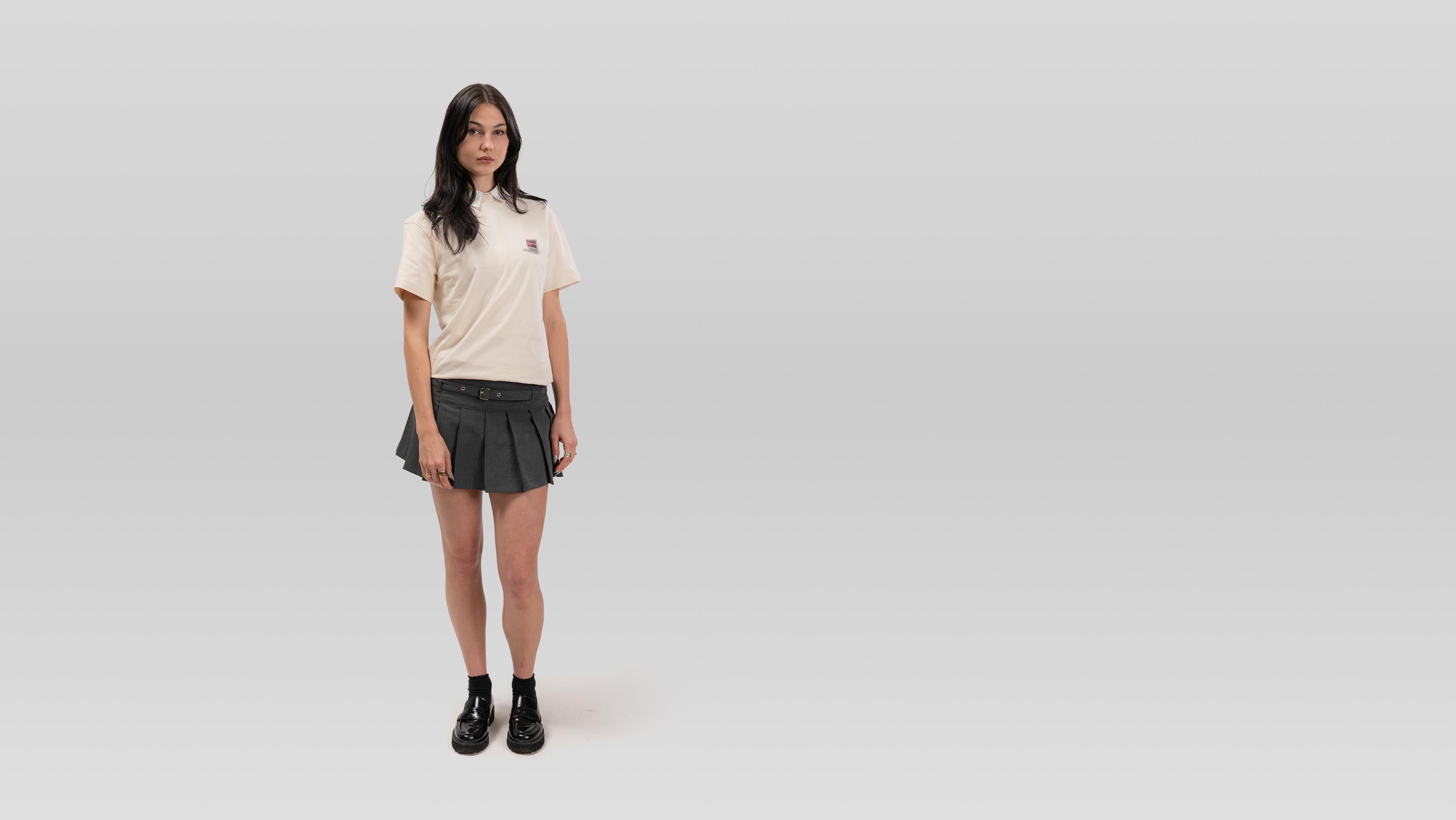 Office Desk T-Shirt Bone-White