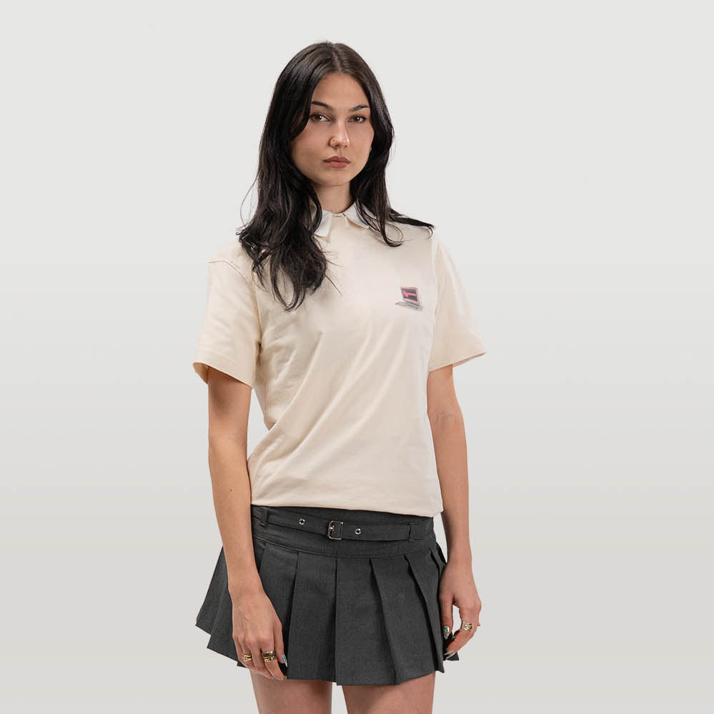 Office Desk T-Shirt Bone-White